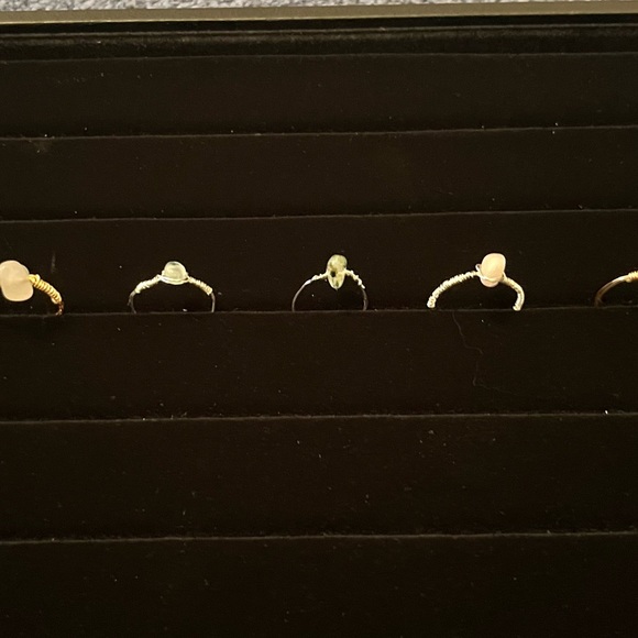 Mystery set of 2 wire wrapped rings! You choose size, style is a suprise💍 - Picture 4 of 5